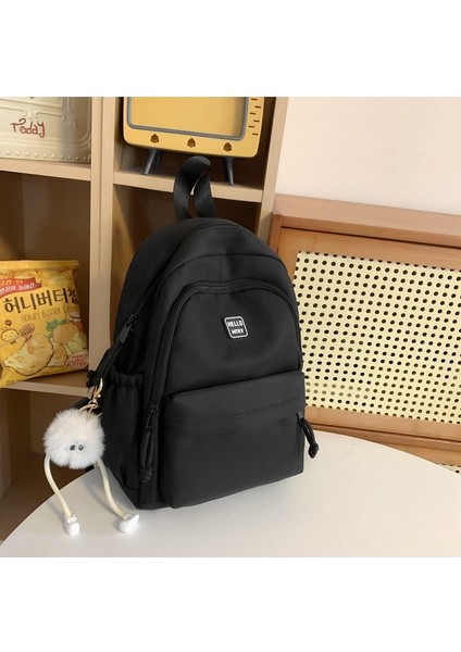 Ortaokul ve Lise Üniversite Öğrencileri Için Şık ve Basit Sırt Çantası Kadın Büyük Kapasiteli Çok Yönlü Sırt Çantası (Yurt Dışından)