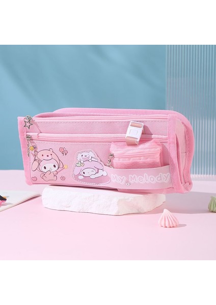 Sevimli Niş, Büyük Kapasiteli, Yüksek Değerli Bozuk Para Cüzdanı Kuromi Kalem Çantası Çocuk Karikatür Kırtasiye Kutusu (Yurt Dışından)