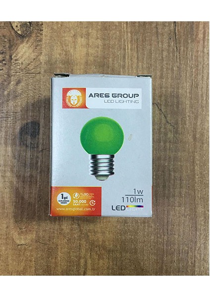 LED Gece Lambası Beyaz Işık LED Ampul 1W Top E27 Normal Duy