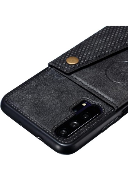 Onur 20 Pro Kickstand Buit Için Cüzdan Durumda Demir Kart Tutucu Cüzdan (Yurt Dışından) modelleri
