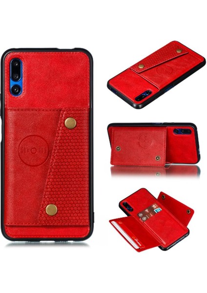 BDT Boutique Cüzdan Kılıf Için Huawei Y9S Kart Tutucu Kickstand Cüzdan Kılıf Darbeye (Yurt Dışından)