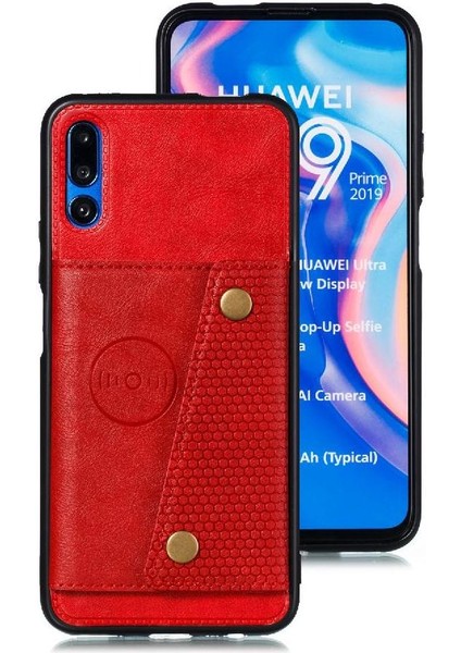 BDT Boutique Cüzdan Kılıf Için Huawei Y9S Kart Tutucu Kickstand Cüzdan Kılıf Darbeye (Yurt Dışından)