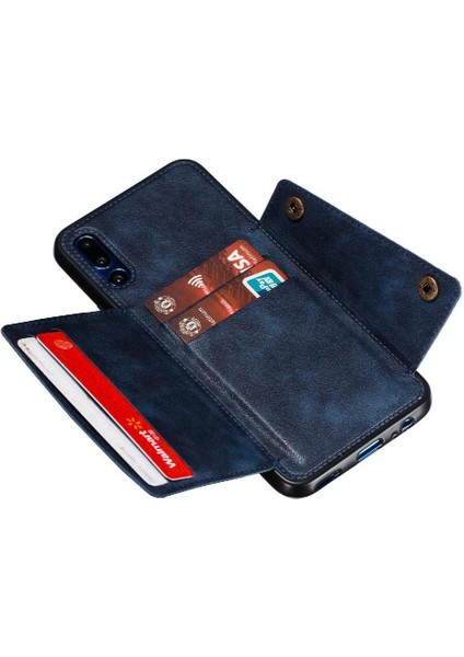 BDT Boutique Cüzdan Kılıf Için Huawei Y9S Kart Tutucu Kickstand Cüzdan Kılıf Darbeye (Yurt Dışından)