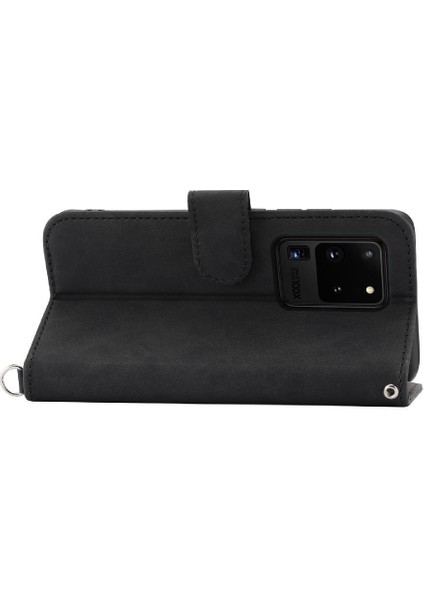 Samsung Galaxy S20 Ultra Kabartmalı Bileklik Çoklu Kredi Için Flip Case (Yurt Dışından) indirimleri