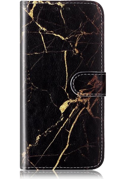 Huawei P10 Tam Koruma Mermer Desen Pu Deri Cüzdan Için Flip Case (Yurt Dışından)