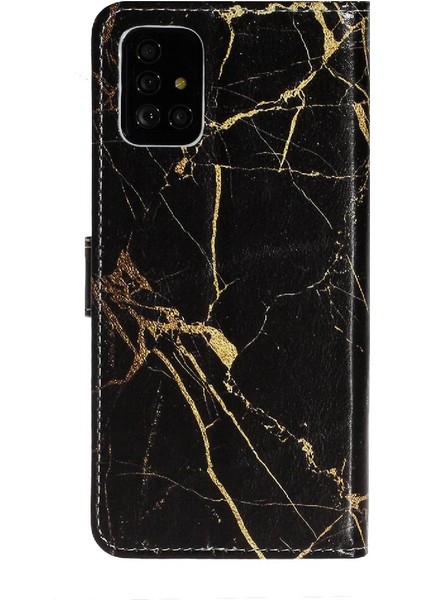 Samsung Galaxy A51 4g Için Flip Case Manyetik Pu Deri Cüzdan Tam Mermer (Yurt Dışından) indirimleri
