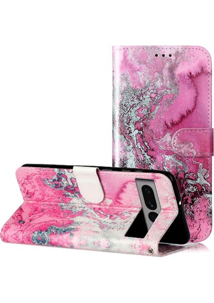 Google Piksel 7 Pro Manyetik Mermer Desen Tam Koruma Için Flip Case (Yurt Dışından) indirimleri