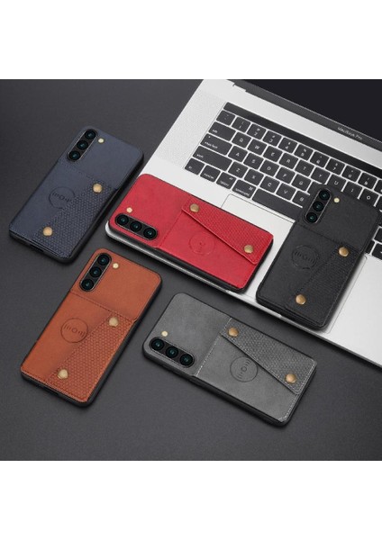 Samsung Galaxy S23 Buit Için Cüzdan Kılıf Demir Cüzdan Kılıf Kickstand Kart (Yurt Dışından) fırsatları