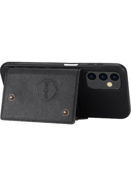 Samsung Galaxy A34 5g Kickstand Buit Için Cüzdan Kılıf Demir Kart Tutucu (Yurt Dışından) indirimleri