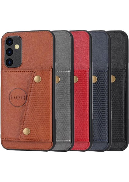 Cüzdan Kılıf Samsung Galaxy A15 4g/5g Kickstand Kart Tutucu Darbeye (Yurt Dışından)