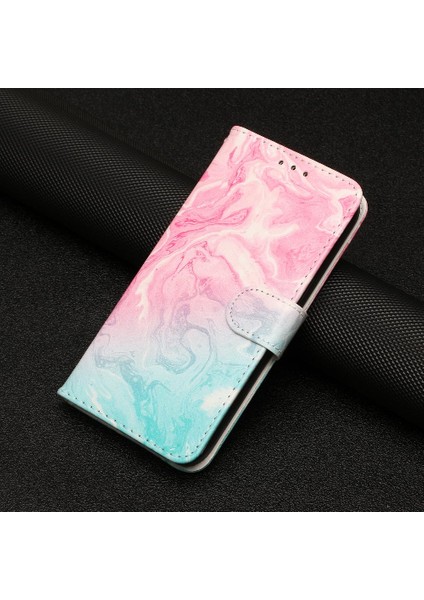 BDT Boutique Samsung Galaxy Için Flip Case A52S 5g Mermer Desen Pu Deri Cüzdan Kart (Yurt Dışından)