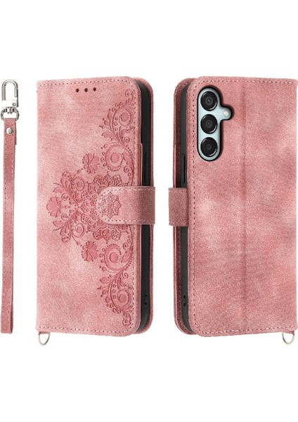 BDT Boutique Samsung Galaxy Flip Kabartmalı Darbeye Bileklik Çoklu Için Flip Case (Yurt Dışından)