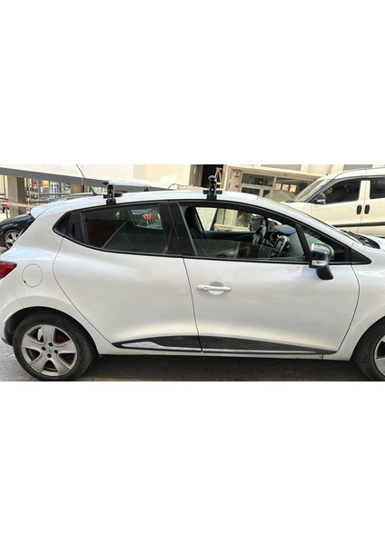 Renault Clio 4 ( 2012-2019 ) 3 Aparatlı Oluksuz Tip Port Bagaj Tavan Çıtası Ara Atkı Barı Çıta Blueoto