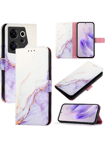 Tecno Camon 20 Premier 5g Kickstand Pu Deri Mermer Desen Için Kılıf (Yurt Dışından) indirimleri