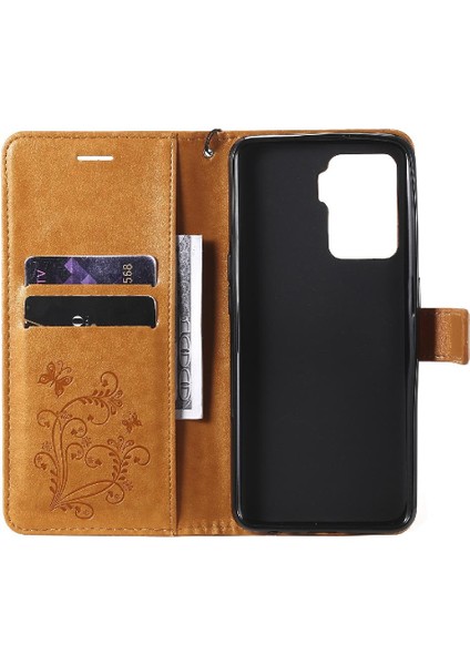 Kart Yuvası Standı ile Oppo Oppo 5f Pu Deri Manyetik Kapak Için Flip Case (Yurt Dışından)