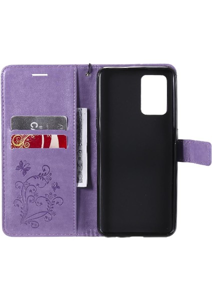 Oppo A74 4G/F19 4g Için Flip Case Kart Yuvası Standı ile Kickstand Kapak Çevirin (Yurt Dışından) indirimleri