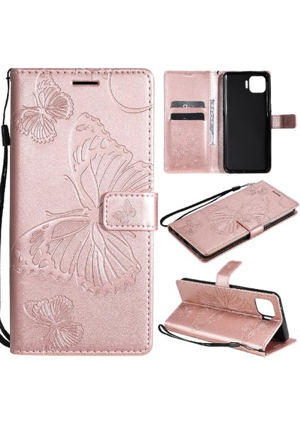 Kart Yuvası Standı ile Oppo Oppo 4 Lite Için Flip Case Darbeye Kapak Çevirin (Yurt Dışından)