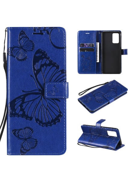 Oppo A74 4G/F19 4g Için Flip Case Kart Yuvası Standı ile Kickstand Kapak Çevirin (Yurt Dışından)