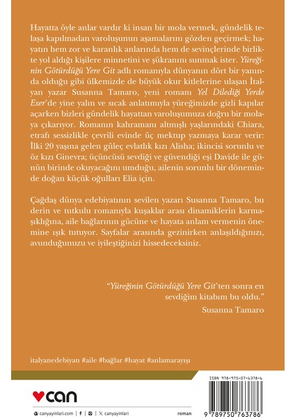 Yel Dilediği Yerde Eser - Susanna Tamaro modelleri