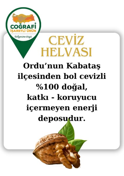 Ordu Organik Pazar Ceviz Helvası (Kabataş) 1 Kg