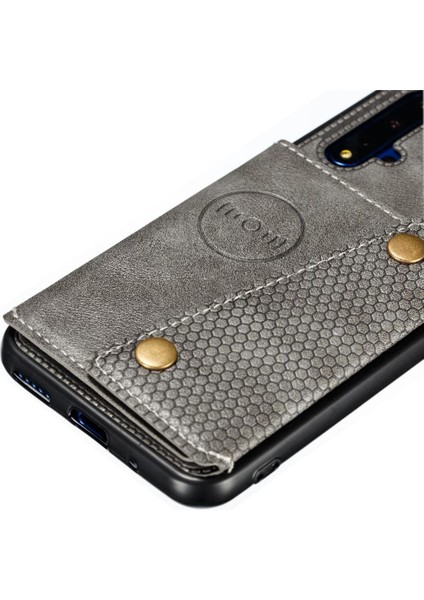 Cüzdan Kılıf Için Huawei Nova 5t Kickstand Buit Demir Darbeye Cüzdan (Yurt Dışından)