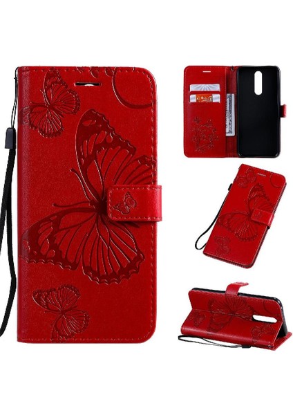 Oppo F11 Pu Deri Manyetik Kapak Için Flip Case Darbeye Kapak ile (Yurt Dışından)