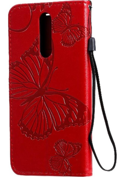 Oppo F11 Pu Deri Manyetik Kapak Için Flip Case Darbeye Kapak ile (Yurt Dışından)