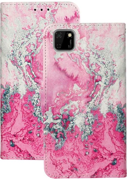 Huawei Huawei P Pu Deri Cüzdan Tam Koruma Kartı Yuvaları Için Flip Case (Yurt Dışından)
