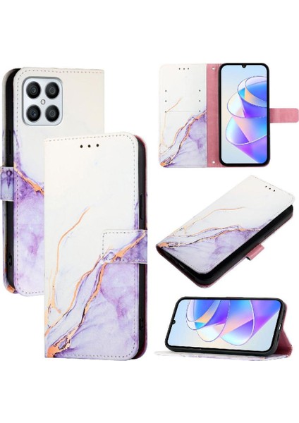Onur Oynamak Için Kılıf 6t Pro 5g Cüzdan Pu Deri Mermer Desen Kickstand (Yurt Dışından) indirimleri