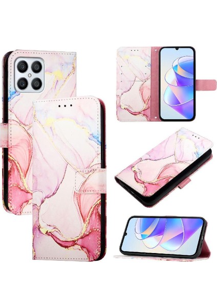 Onur Oynamak Için Kılıf 6t Pro 5g Cüzdan Pu Deri Mermer Desen Kickstand (Yurt Dışından) indirimleri