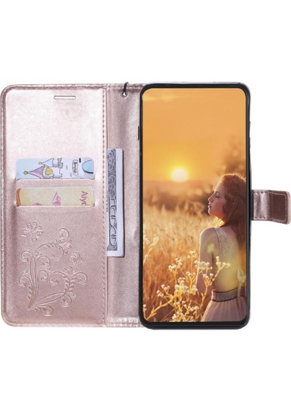 YH Mall Kart Yuvası ile Oppo Oppo 6 5g Pu Deri Darbeye Kapak Için Flip Case (Yurt Dışından)