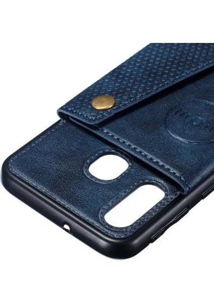 Cüzdan Kılıf Için Huawei P20 Lite Buit Demir Kickstand Kart Tutucu Cüzdan (Yurt Dışından) fiyatları