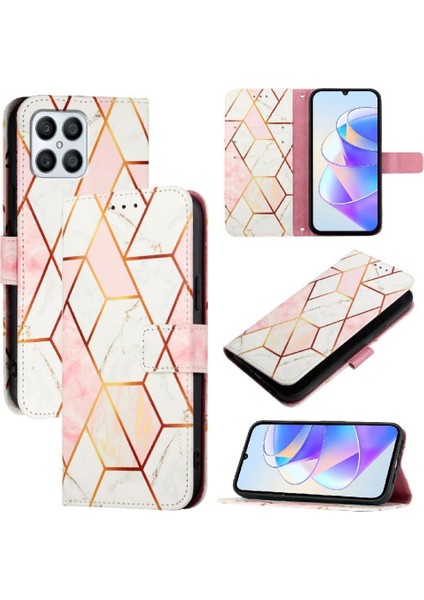 Onur Oynamak Için Kılıf 6t Pro 5g Cüzdan Pu Deri Mermer Desen Kickstand (Yurt Dışından) indirimleri