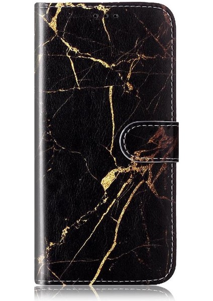 Google Piksel 7 Pro Manyetik Mermer Desen Tam Koruma Için Flip Case (Yurt Dışından)