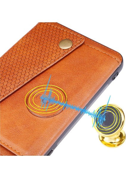 Huawei P50 Pro Kart Tutucu Buit Için Cüzdan Durumda Demir Cüzdan Durumda (Yurt Dışından) fiyatları