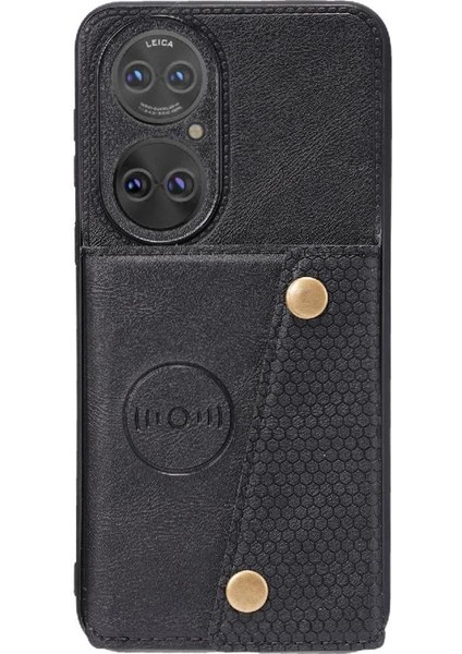 Huawei P50 Pro Kart Tutucu Buit Için Cüzdan Durumda Demir Cüzdan Durumda (Yurt Dışından) fiyatları