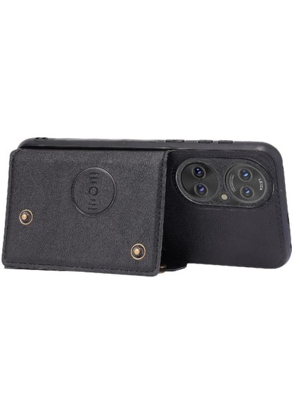 Huawei P50 Pro Kart Tutucu Buit Için Cüzdan Durumda Demir Cüzdan Durumda (Yurt Dışından) modelleri