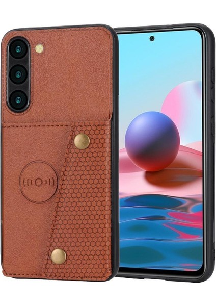 Samsung Galaxy S23 Buit Için Cüzdan Kılıf Demir Cüzdan Kılıf Kickstand Kart (Yurt Dışından)