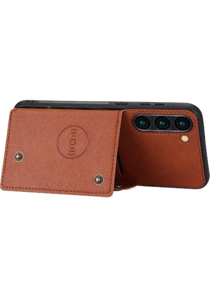 Samsung Galaxy S23 Buit Için Cüzdan Kılıf Demir Cüzdan Kılıf Kickstand Kart (Yurt Dışından) fırsatları