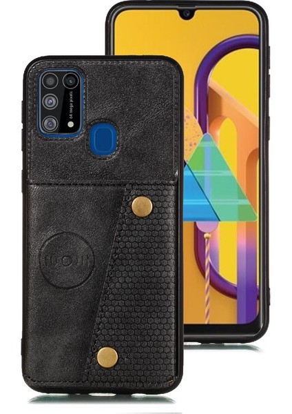 Samsung Galaxy M31/M21S/F41 Kickstand Cüzdan Kılıf Buit Için Cüzdan Kılıf (Yurt Dışından)