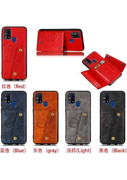 Samsung Galaxy M31/M21S/F41 Kickstand Cüzdan Kılıf Buit Için Cüzdan Kılıf (Yurt Dışından) modelleri