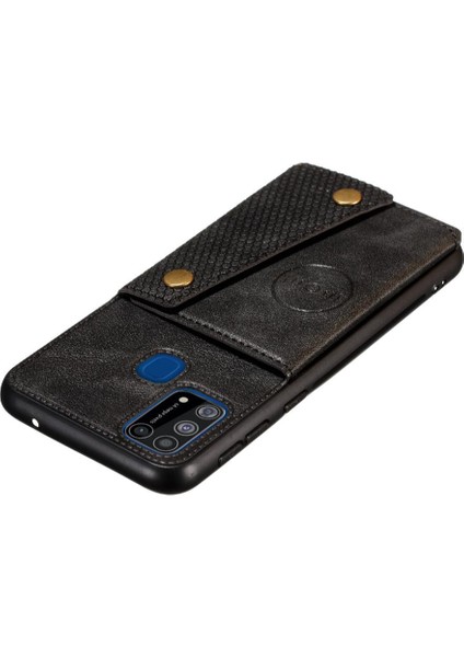 Samsung Galaxy M31/M21S/F41 Kickstand Cüzdan Kılıf Buit Için Cüzdan Kılıf (Yurt Dışından) fırsatları