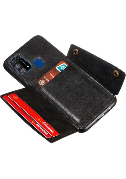 Samsung Galaxy M31/M21S/F41 Kickstand Cüzdan Kılıf Buit Için Cüzdan Kılıf (Yurt Dışından) indirimleri