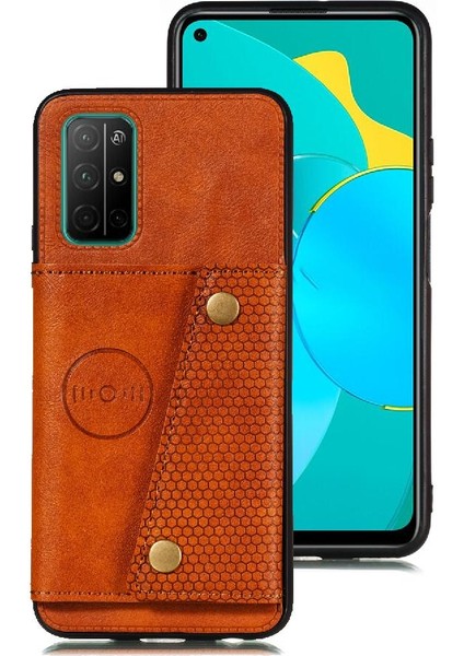 Samsung Galaxy M52 5g Buit Için Cüzdan Kılıf Demir Cüzdan Kılıf Kickstand (Yurt Dışından)