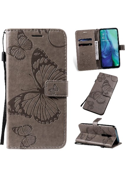 Kart Yuvası Standı Pu ile Oppo 10X 10X Zoom Darbeye Dayanıklı Kapak Için Flip Case (Yurt Dışından)