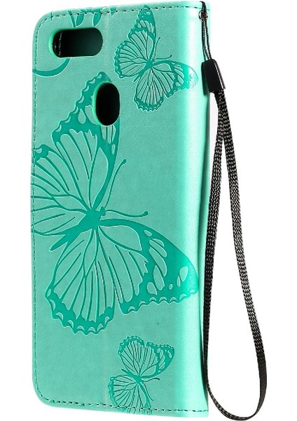 YH Mall Oppo A5 Için Flip CASE/A3S Flip Kickstand ile Kart Yuvası Standı Darbeye (Yurt Dışından)