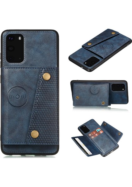 Samsung Galaxy S20 Artı Darbeye Dayanıklı Koruyucu Kickstand Için Cüzdan Kılıf (Yurt Dışından)