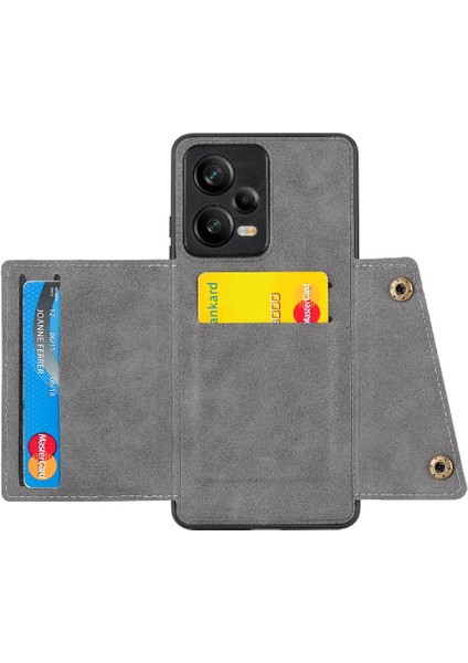 Cüzdan Kılıf Için Xiaomi Poco X5 Cüzdan Kılıf Darbeye Koruyucu Kart Buit (Yurt Dışından)