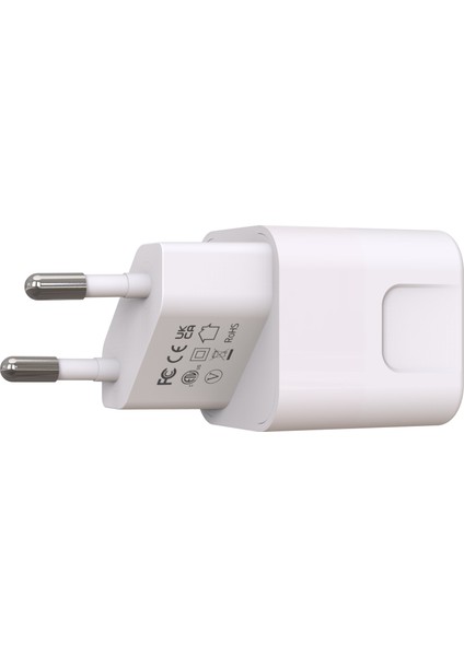 33W Usb-C Güç Adaptörü Gan (Akım Korumalı) Type-C Hızlı Şarj Cihazı (Apple Iphone Ligtning Kablo Dahildir)