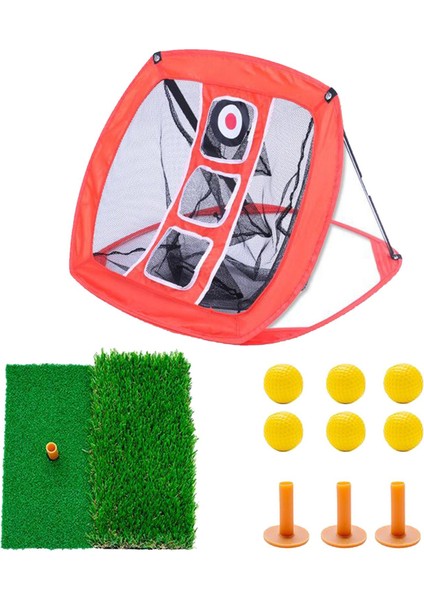 Golf Chipping Net 3-Hedef Alıştıı Ş Turuncu (Yurt Dışından)
